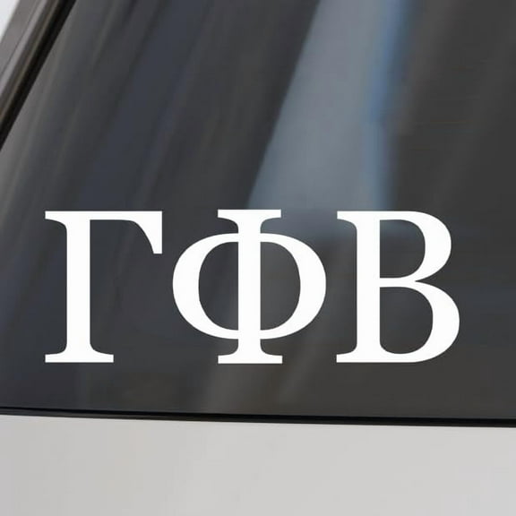 Gamma Phi Beta Car Decal Sticker- Greek Letters Design, Officially Licensed  Sorority Window Sticker