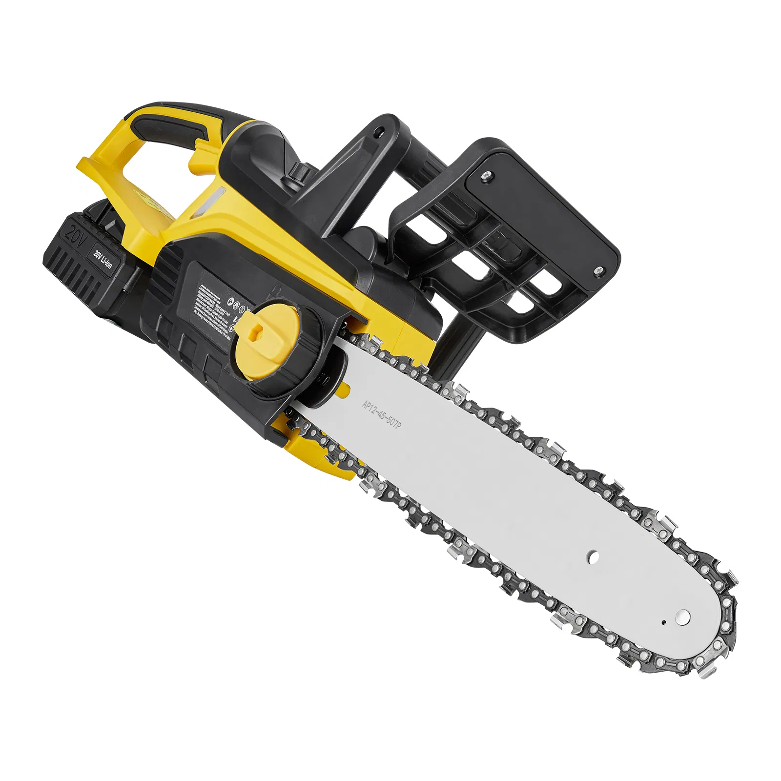 20V Cordless Chainsaw,12-Inch Brushless Electric Saw with 4.0Ah Battery&Rapid Charger,Ideal for Tree Felling,Wood Cutting,Pruning&Trimming