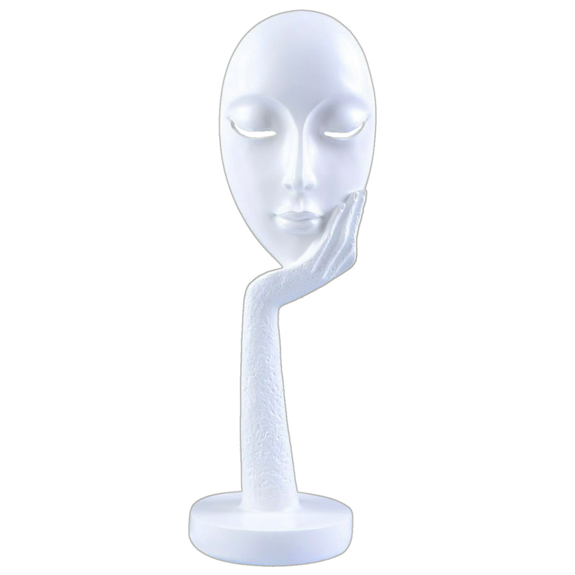 Figura Decorativa Máscara Blanca
