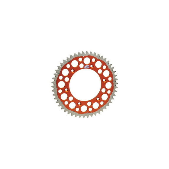 Renthal Twinring Rear Sprocket 50 Tooth Orange Compatible With Gas Gas EX 250F 2021