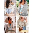 thumbnail image 5 of Zeagoo Crochet Cardigan Spring Lightweight Open Front Long Sleeve Knit Cardigans for Women, 5 of 7