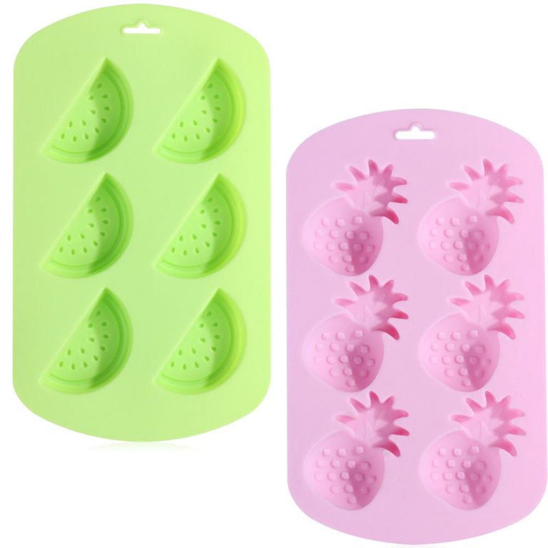 66/60 Cavity Fruit Animals Silicone Gummy Mold Candy Chocolate