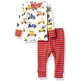 thumbnail image 1 of Ensemble de Pyjama à Manches Longues en Coton Biologique pour Garçons, Animaux de Course, 6-9 Mois, 1 of 2
