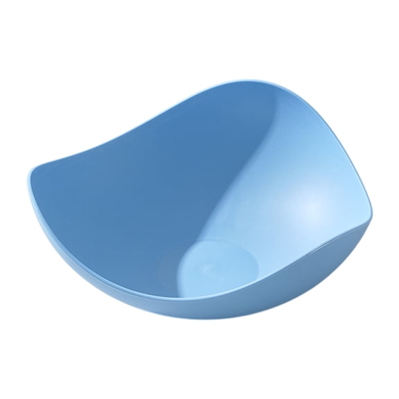 Blue Blue Plastic Serving Bowl For Fruits Candies And Nuts Stylish Shape For Centerpiece And Everyday Use