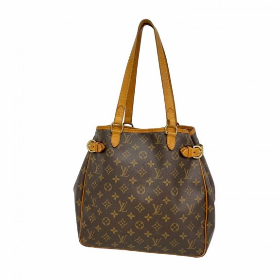 Pre-Owned Louis Vuitton Monogram Batignolles Vertical Tote Bag M51153 Brown Women's