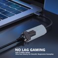 thumbnail image 6 of Riousery 2-in-1 USB C and USB A to Ethernet Adapter, 2.5Gbps RJ45 LAN Gigabit Network Dongle Compatible with Thunderbolt 4/5, Windows, Mac OS, iPad OS, Linux (5.51 inches / 14 cm), 6 of 9
