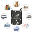 thumbnail image 6 of Kll Skeleton Unicorn Waterproof Foldable Laundry Hamper Bucket With Handles For Storage Bin,Kids Room,Home Organizer (Medium), 6 of 8