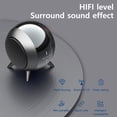 thumbnail image 3 of Wireless Bluetooth Speaker with 15 W Fast Charging Stand and Night Lamp, Portable Metal Design, 500 mAh Battery, 6 Hour Playtime, 3 of 9