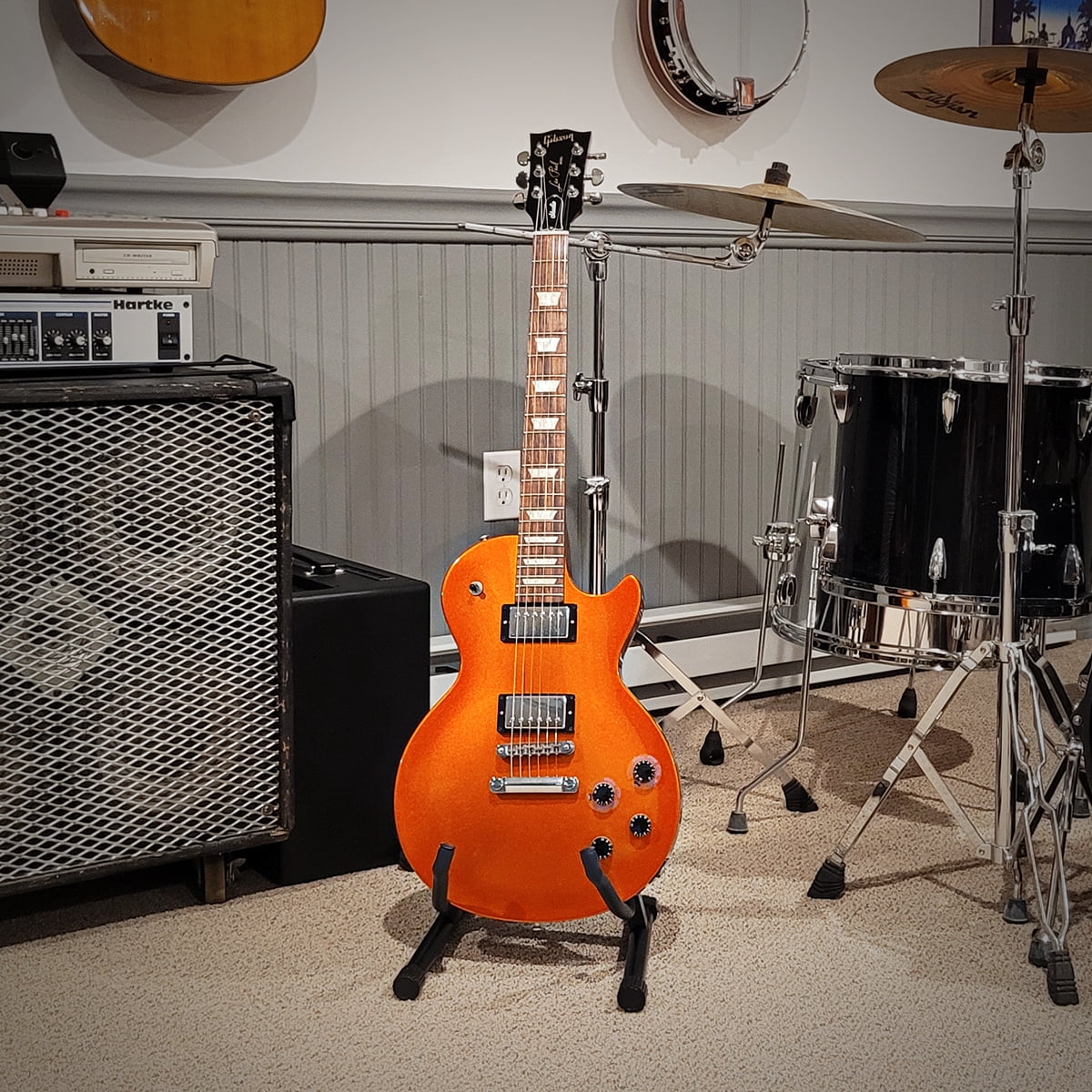 Universal Electric Acoustic Bass Guitar Floor Stand A Frame Stage Band Touring Gear Gig Accessories