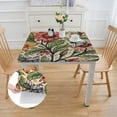 thumbnail image 2 of BANET Designer Tablecloth for Square Tables, Wrinkle Free Floral Pattern Tablecloths,Decorative Table Cover Cloth for Kitchen Dining Room white, 2 of 8