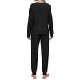 thumbnail image 4 of Fantaslook Two Piece Sets for Women Lounge Sets Casual Long Sleeve Tops and Long Pants Vacation Travel Fall Outfits Pajama Sets, 4 of 9