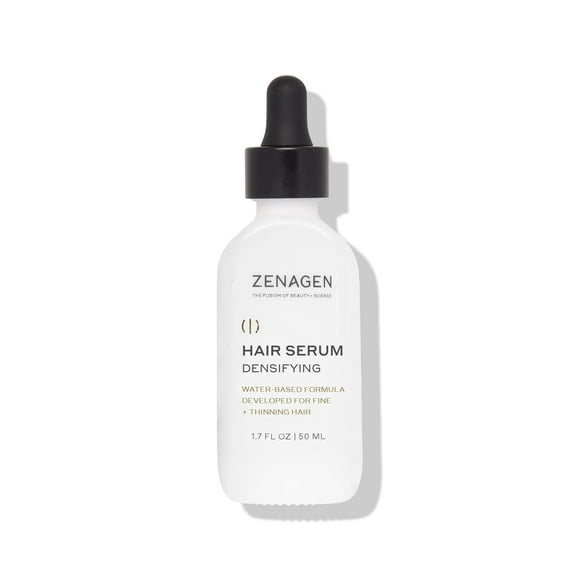 ZENAGEN Densifying Hair Serum TMA2 for Fine   Thinning Hair | Hair Density, Strengthens & Nourishes Hair Follicles, Non-Greasy Water-Based Formula, Plant-Based, Vegan, All Hair Types, 1.7 oz