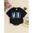 thumbnail image 2 of Mama and Mini Shirts Letter Print Short Sleeve Pullover T-Shirts/Rompers Tops Mommy and Me Matching Outfits Summer Clothes, 2 of 7