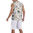 thumbnail image 2 of Sikiie Puppy Basketball Jersey Reversible Men's Mesh Athletic Sports Shirts Training Practice S-4XLX-Large, 2 of 6