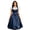 XQRW1-Blue, variant on Women's German Dirndl Dress Costume Sets Oktoberfest Dresses with Crop Lace Blouse German Bavarian Carnival Outfit Halloween Carnival Costumes for Holiday