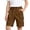 6Brown21, variant on Rggeeun Boys Toddler Shorts Cargo Flap Pockets With Snap Closure Elastic Waist Solid Color Knee Length For Summer Everyday Use Versatile Bottoms,Blue,8-9 Years