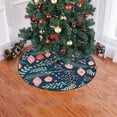 thumbnail image 2 of FMSHPON Christmas Floral Xmas Christmas Tree Skirt Stand Mat for Holiday Party Decoration Indoor Outdoor 36 inches, 2 of 3