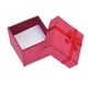 thumbnail image 4 of FELTECHELECTR 24 cajas organizadoras para guardar pendientes, pulseras, collares y joyas, de 4 x 4 x 3 cm, con lazo (rojas), 4 of 4