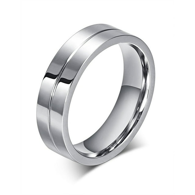 CZ Bague de Couple pour Saint-Valentin Fiançailles Promesse, Argent