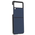 thumbnail image 3 of Fugacal Carbon Fiber Pattern Protective Shell for Z Flip 3,Shockproof Phone Case for Galaxy Z Flip 3,Carbon Fiber Pattern Folding Shell Phone Case for Galaxy Z Flip 3 Protective Cover, 3 of 8