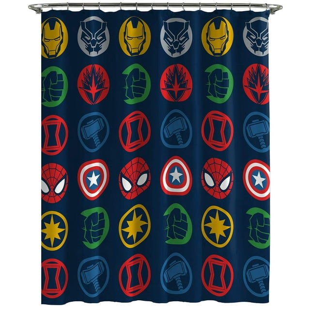 Cortina de ducha Jay Franco Marvel Avengers Shields Kids