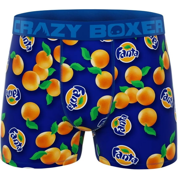 CRAZYBOXER Men's Underwear Fanta Oranges Stretch Breathable Boxer Brief Anti-irritation