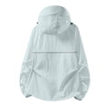 thumbnail image 4 of IhhxPro Men's Uv Protection Sun Jacket Quick Dry Lightweight Hoodie Summer Hooded Long Sleeve Outdoor Fishing Hiking Breathable Activewear Slim Fit S-3XL, 4 of 8