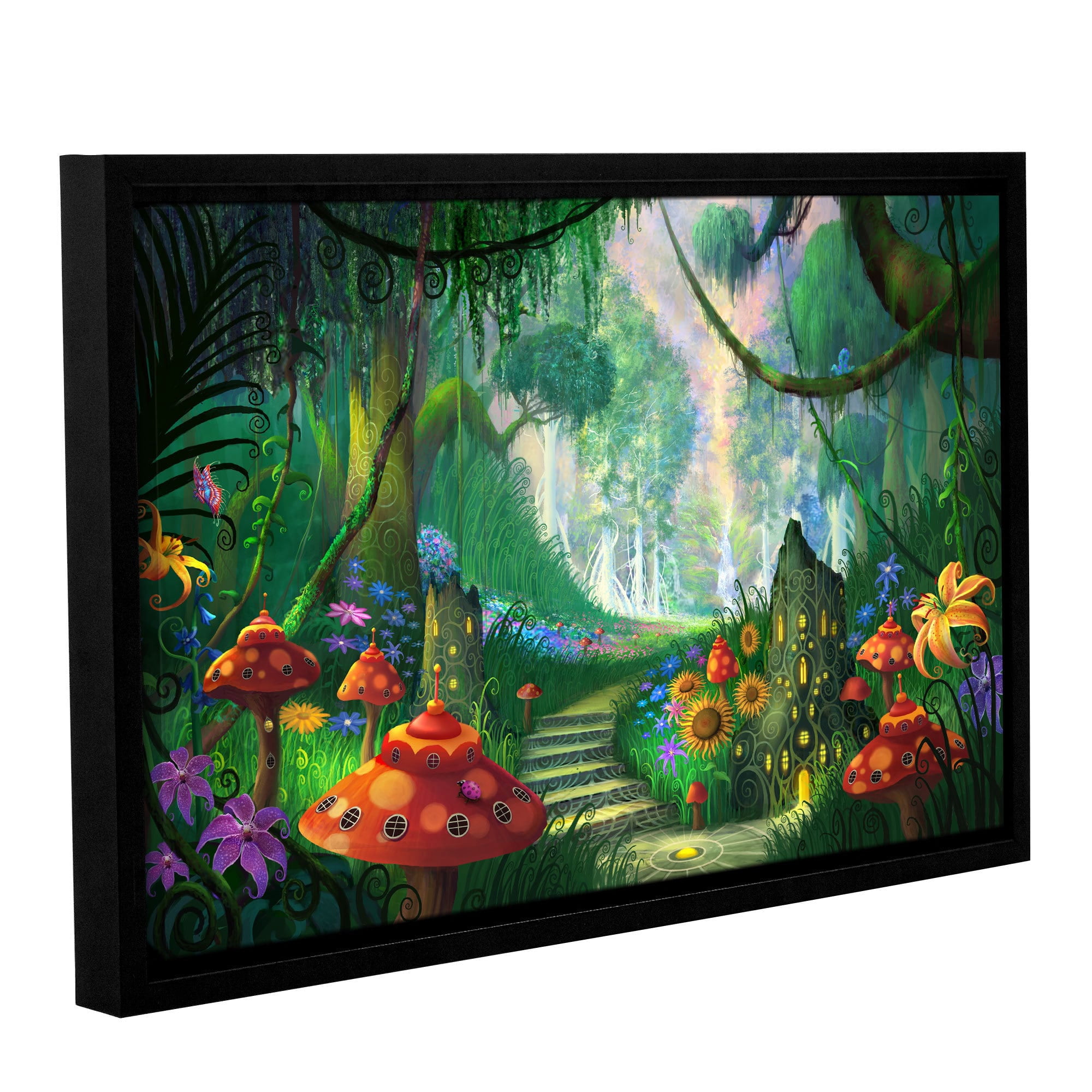 ArtWall Philip Straub "Hidden Treasure" Gallery-wrapped Floater-framed Canvas