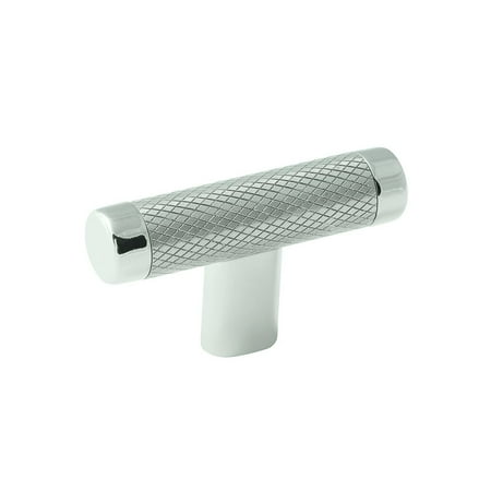 Amerock Advantage - BP36556PNSS Esquire 2-5/8in. (67mm) LGTH Cabinet Knob - Polished Nickel/Stainless Steel, 2-5/8 in (67 mm) Length Knob By Amerock