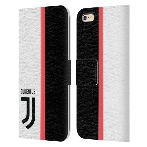 Head Case Designs Officially Licensed Juventus Football Club 2019/20 Race Kit Home Leather Book Wallet Case Cover Compatible with Apple iPhone 6 Plus / iPhone 6s Plus