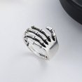 thumbnail image 1 of ajustable Confort Expandible Creativo Rock Punk Plata Joyas para fiestas de baile a de San Valentín Compromisos navideños Unisex Yinane Anillo ajustable, 1 of 7