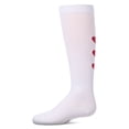 thumbnail image 4 of MeMoi Girls "Triple Heart" Cotton-Rich Mini-Ribbed Heart-Themed Knee High Sock - Girls - Female, 12, Pink, 4 of 11