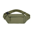 thumbnail image 2 of Cloth Mobile Phone Belt Bag, Unisex Thickened Wear-Resistant Waist Pack, Khaki Green, 11.81x3.94x2.36in, Outdoor & Work, 2 of 6