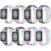 Printed Silicone Sport Band for Apple Watch Series 1, 2, 3, 4, & 5