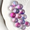 thumbnail image 4 of 100pcs Non-Porous illusory colored Czech Glass beads Diy Handmade Accessorie- O7W9, 4 of 8