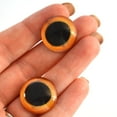 thumbnail image 2 of Wide Golden Kitten Glass Animal Eyes, 2 of 7