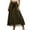 *10-Black, variant on VBVC Women's Floral A-Line Midi Skirt,Ladies High Waist Flowy Swing Skirt,Satin Party Skirt For Women,Black,S-2XL