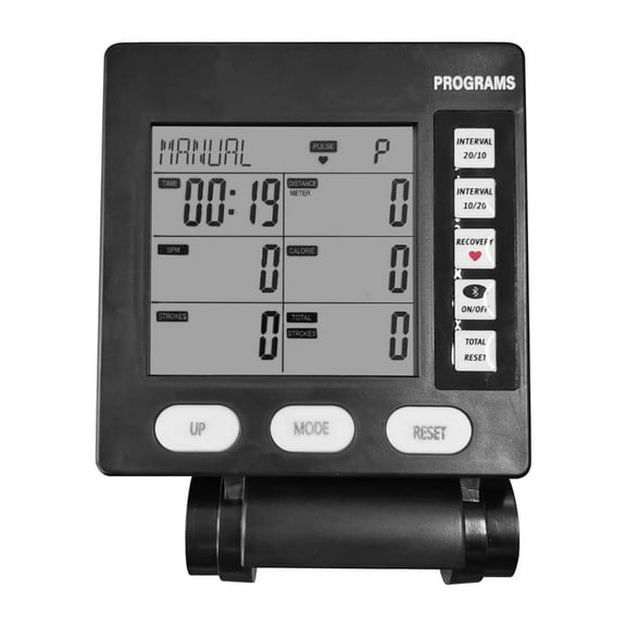 EXCIXING Health Tracking Rowing Machine Counter Fitness Speedometer with LCD Digital Display for Comprehensive Workout Analysis