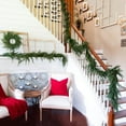 thumbnail image 5 of 72 Inch Cedar Christmas Garlands For Stairs Christmas Party Home Decorations Artificial Plants,Green, 5 of 9
