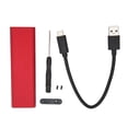 thumbnail image 2 of External Enclosure, Widely Applicable Computer Hard Drive Enclosures Long Lasting Convenient Practical Stable Reliable  For Win 8 For Win 7 For Win Xp Red, 2 of 8