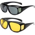 thumbnail image 1 of Night Vision Goggles UV400 Polarized Yellow Anti-Glare, 1 of 5