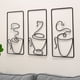 thumbnail image 3 of ColoMX Decoración de pared de café con cable, imagen de pared de taza de café, colgante de pared de salón de té, 3 uds., 3 of 6
