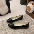 thumbnail image 5 of Women's Patent Leather Pointed Toe Flats, Plus Size Comfortable Slip On Dress Shoes, Spring Fall Casual Low Heel Work Shoes, Lightweight Walking Flats for Daily Wear, 5 of 8