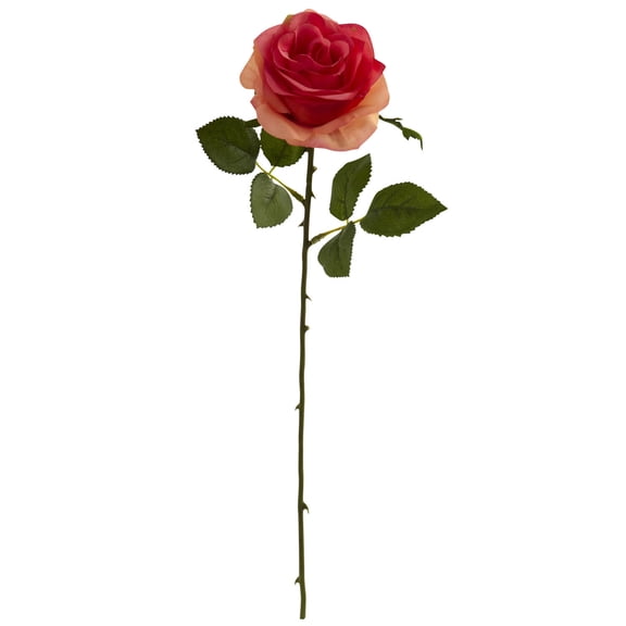 Nearly Natural 18in. Rose Artificial Flower (Set of 24)