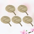 thumbnail image 7 of Pack of 5 Handwoven Grass Fans - , Unique Design for Home or Outdoor Use (As Shown), 7 of 7