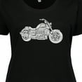 thumbnail image 4 of Inktastic Distressed Motorcycle Women's Plus Size T-Shirt, 4 of 5