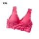 thumbnail image 3 of Sonducket Bralette de poliéster y transpirable para mujer, ropa interior cómoda durante todo el día, sujetadores de lencería de talla Ropa interior Melon rojo,1 XXL, 3 of 6
