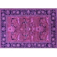thumbnail image 1 of Ahgly Company Indoor Rectangle Oriental Purple Industrial Area Rugs, 2' x 3', 1 of 4