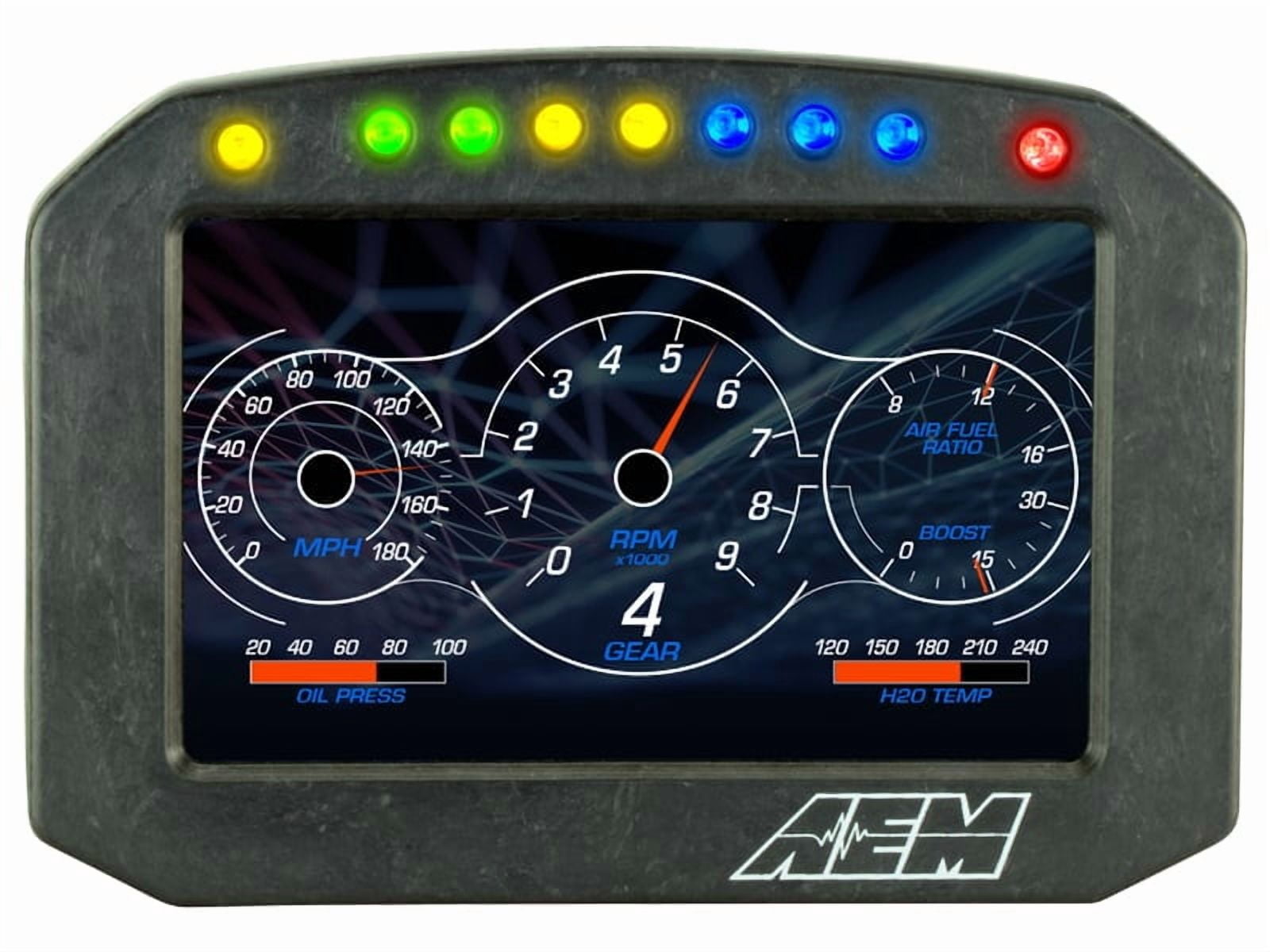 AEM 30-5601F CD-5LF Flat Panel Digital Dash Display
