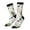 3 Black, variant on Xecao Frog and Forest Plants Pattern Sport Socks for Women and Men Crew Socks Sporty Calf Socks Casual Socks